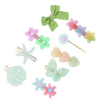 Starfish Shell Hair Clips for Home 9 pc