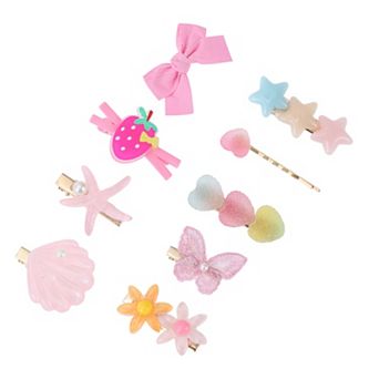 Starfish Shell Hair Clips for Home 9 pc