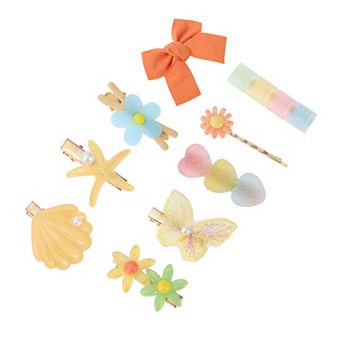 Starfish Shell Hair Clips for Home 9 pc