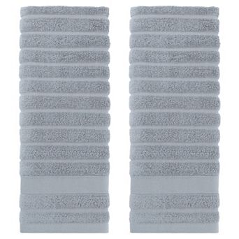 1 pc Cotton Hand Towel, Striped Pattern Decorative Comfort Towel for Bathroom, Travel 14" x 30"