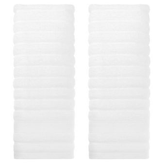 1 pc Cotton Hand Towel, Striped Pattern Decorative Comfort Towel for Bathroom, Travel 14" x 30"