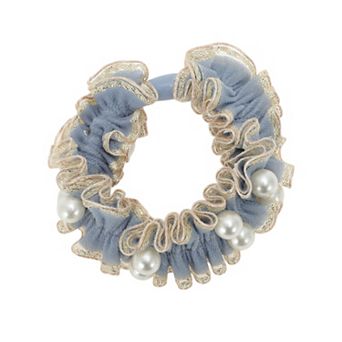 Lace Faux Pearl Scrunchies for Home 1 pc