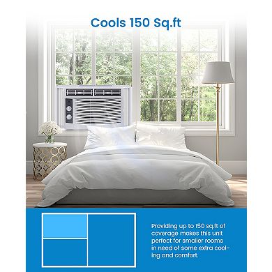 5,000 BTU Window Air Conditioner for Room Up to 200 Sq. Ft
