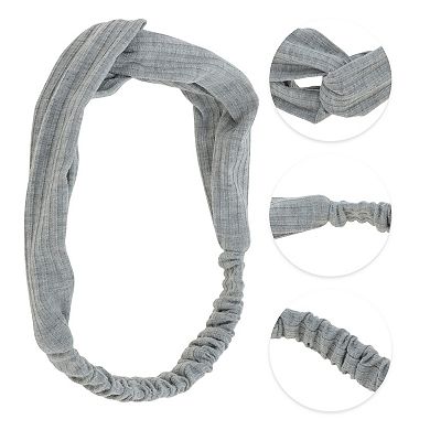 Stripes Elastic Cross Headwrap for Women 1 Pc