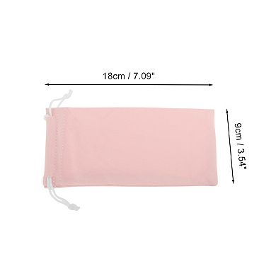 Soft Drawstring Eyeglass Pouch 1 Pc