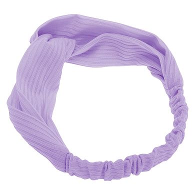 Stripes Elastic Cross Headwrap for Women 1 Pc