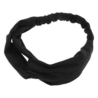 Stripes Elastic Cross Headwrap for Women 1 pc