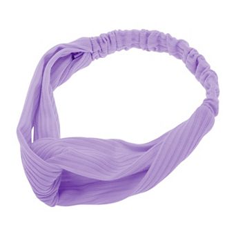 Stripes Elastic Cross Headwrap for Women 1 pc