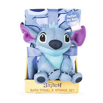 Disney's Stitch Bath Towel & Sponge Set