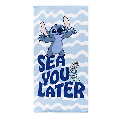 Disney's Stitch Bath Towel & Sponge Set