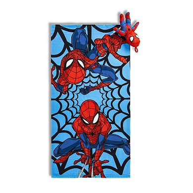 Marvel Spiderman 2-pc. Bath Towel & Sponge Set