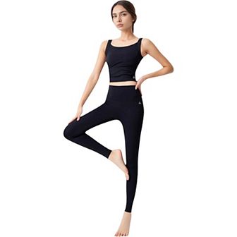 Women's Full-Length Leggings with High Waistband for Streamlined Comfort and Everyday Stretch Fit