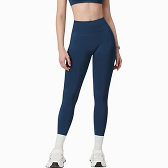 Women's Seamless High Waist Compression Leggings with Sculpting Back Detail and Stretch Knit Fabric