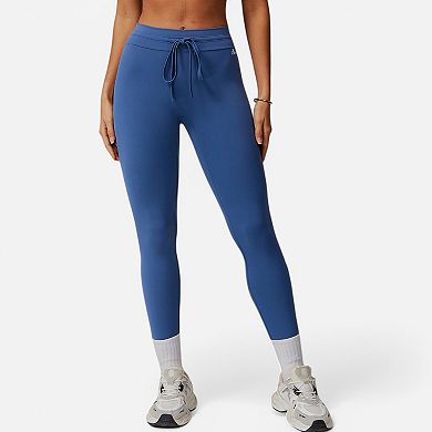Women's High Waist Drawstring Leggings with Stretchy Fit