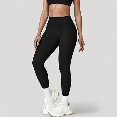 Women's High Waist Full Length Seamless Compression Leggings for Active and Casual Wear