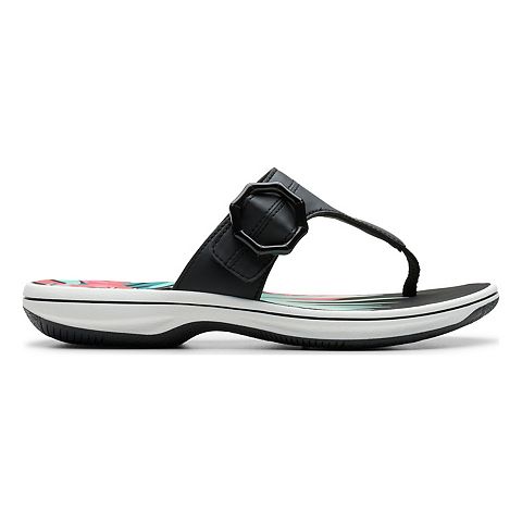 Женские сандалии Clarks Cloudsteppers Breeze Cove Women's Cushioned Flip Flop Sandals