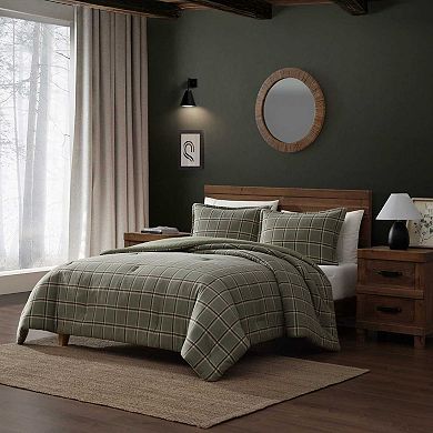 Eddie Bauer Alpine Plaid Comforter Set with Shams