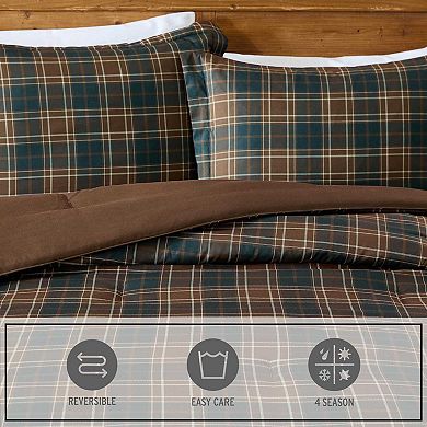 Eddie Bauer Huntley Plaid Comforter Set with Shams