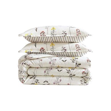 Eddie Bauer Wildflower Natural Comforter Set