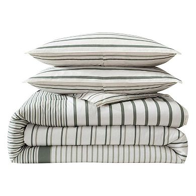 Eddie Bauer Cooper Stripe Duvet Set
