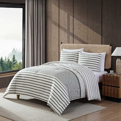 Eddie Bauer Cooper Stripe Duvet Set