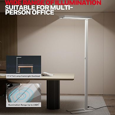 Honeywell LED Floor Lamp 8000LM 4000K Natural Daylight Dimmable Reading Lampara