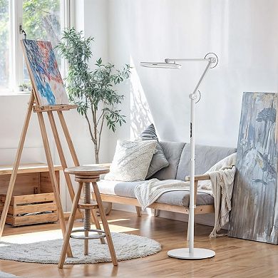 Honeywell LED Floor Lamp 5000K Dimmable Floor Lamp Eye-Caring Standing Light for Home Office