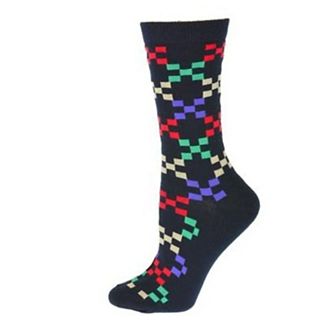 Colorful Women's Crew Socks - Cotton Blend