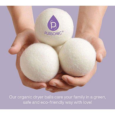 Pursonic Wool Dryer Balls Bundle