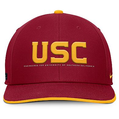 Men's Nike Cardinal USC Trojans 2025 On-Field Pro Performance Adjustable Hat