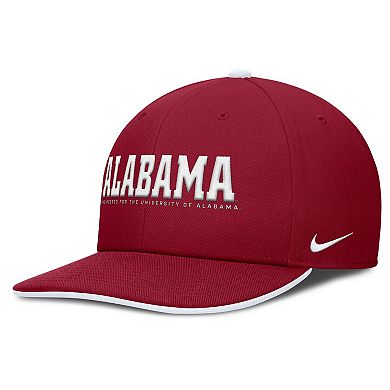 Men's Nike Crimson Alabama Crimson Tide 2025 On-Field Pro Performance Adjustable Hat