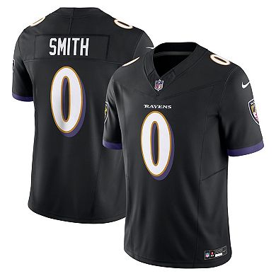 Men's Nike Roquan Smith Black Baltimore Ravens Alternate Vapor F.U.S.E. Limited Jersey