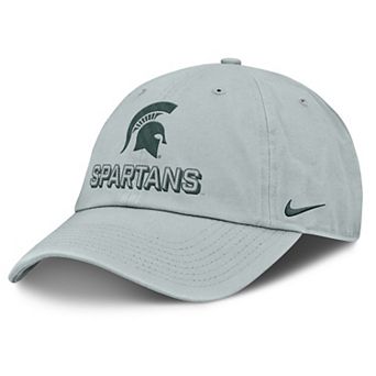 Men's Nike Gray Michigan State Spartans 2025 On-Field Club Adjustable Hat