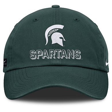 Men's Nike Green Michigan State Spartans 2025 On-Field Club Adjustable Hat