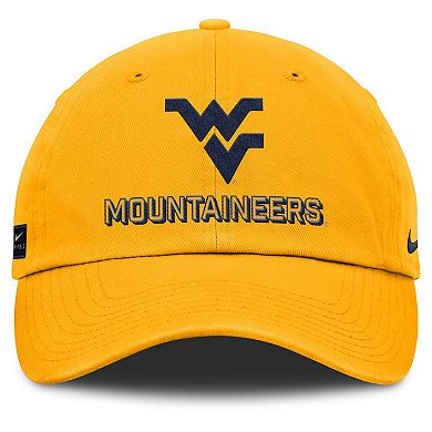Men's Nike Gold West Virginia Mountaineers 2025 On-Field Club Adjustable Hat