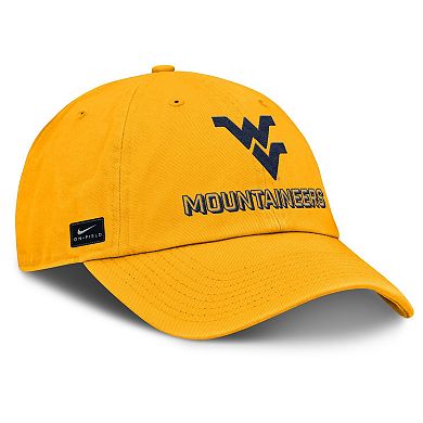 Men's Nike Gold West Virginia Mountaineers 2025 On-Field Club Adjustable Hat