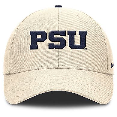 Men's Nike Natural Penn State Nittany Lions Rise Primetime Performance Trucker Adjustable Hat