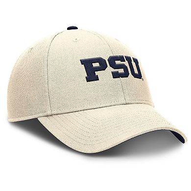 Men's Nike Natural Penn State Nittany Lions Rise Primetime Performance Trucker Adjustable Hat