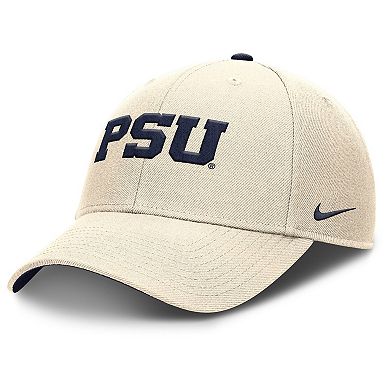 Men's Nike Natural Penn State Nittany Lions Rise Primetime Performance Trucker Adjustable Hat