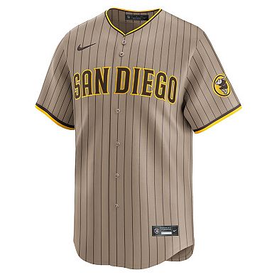 Men's Nike Sand San Diego Padres Alternate Limited Jersey