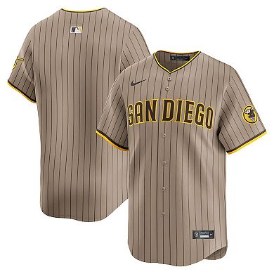 Men's Nike Sand San Diego Padres Alternate Limited Jersey