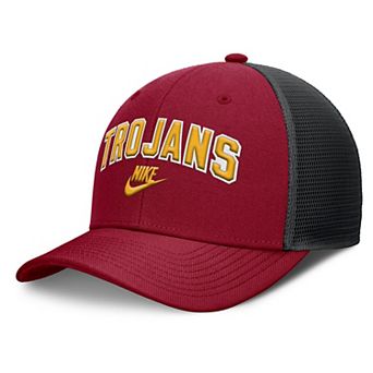 Men's Nike Cardinal/Black USC Trojans Legacy Arch Rise Performance Trucker Adjustable Hat