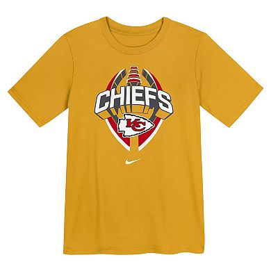 Preschool Nike Gold Kansas City Chiefs Icon Legend Performance T-Shirt
