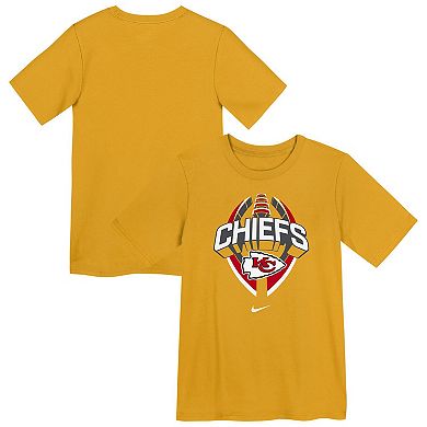Preschool Nike Gold Kansas City Chiefs Icon Legend Performance T-Shirt