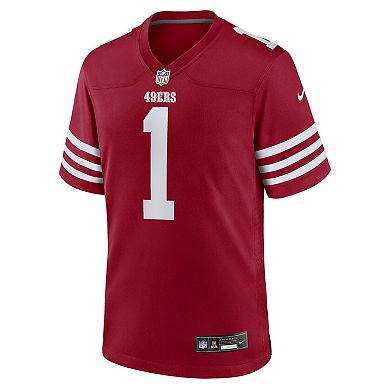 Men's Nike Ricky Pearsall Scarlet San Francisco 49ers Team Game Jersey