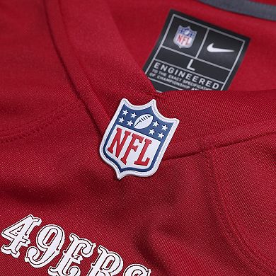 Men's Nike Ricky Pearsall Scarlet San Francisco 49ers Team Game Jersey