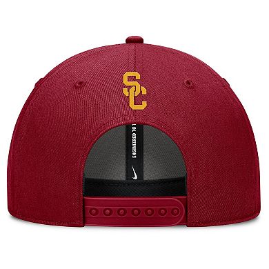 Men's Nike Cardinal USC Trojans Slanted Primetime Rise Performance Adjustable Hat