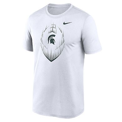Men's Nike White Michigan State Spartans Primetime Legend Icon Performance T-Shirt
