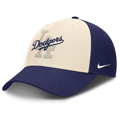 Men's Nike Royal/Natural Los Angeles Dodgers Statement Club Performance Adjustable Hat