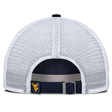 Men's Nike Navy West Virginia Mountaineers 2025 Gameday On-Field Club Adjustable Trucker Hat